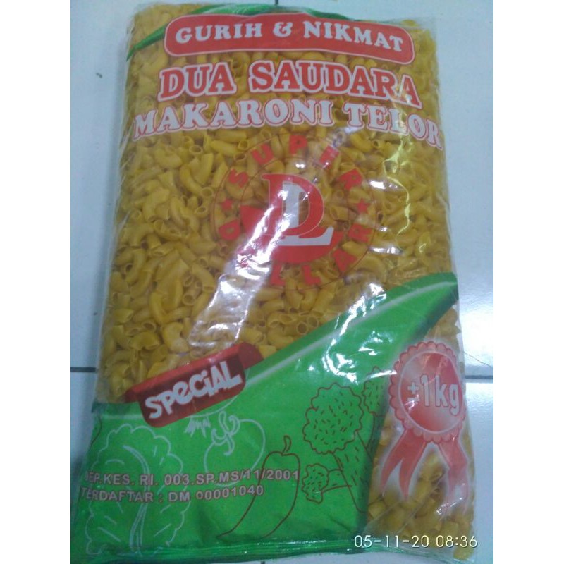 

Makaoni bantet/makaroni mentah/makaroni basah/makaroni isi 1 kg