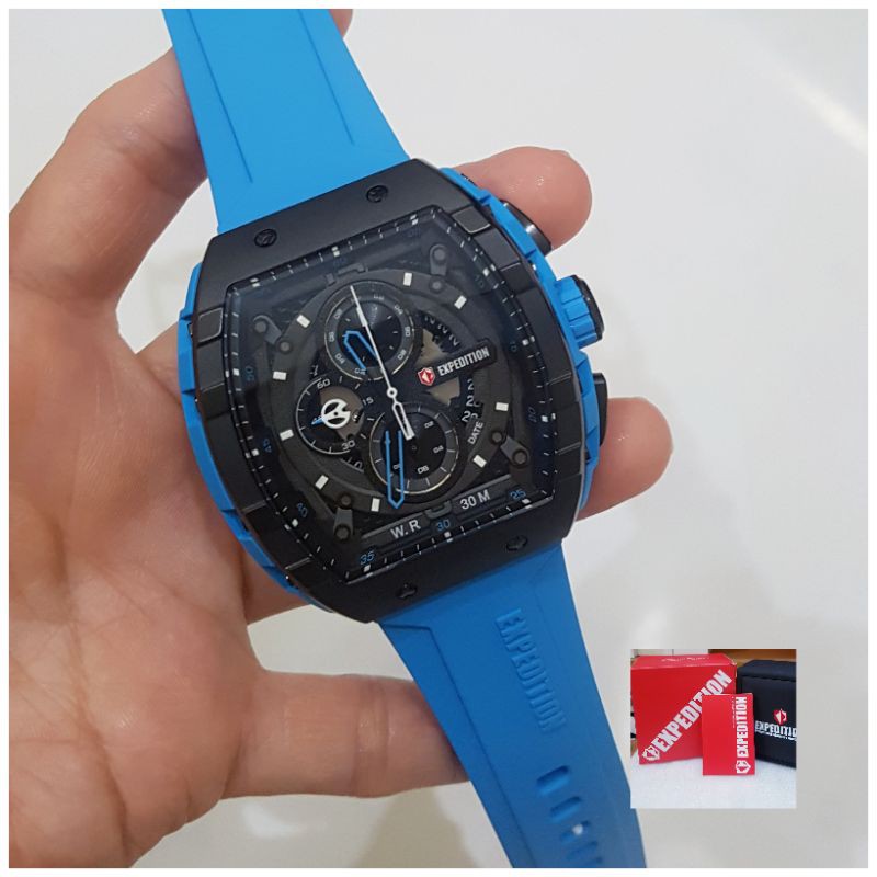 JAM TANGAN PRIA EXPEDITION E 6782 BIRU HITAM EXPEDITION PRIA 6782