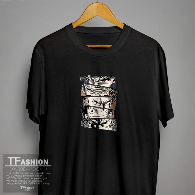 Comic Collection T-shirt / Kaos Comic Collection / Kaos Komik / Kaos Naruto / Boruto / One piece / M