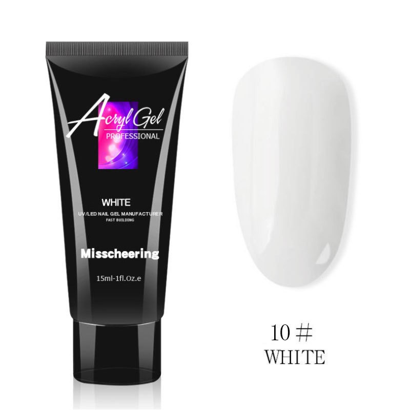 POLYGEL GEL 15ml Misscheering I Gel Extension Kuku 15ml