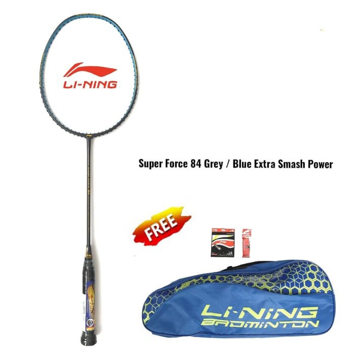 NEW Raket Badminton Lining Super Force 84 / SF 84 / SF84 DarkG FULLSET