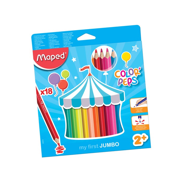

COLOUR PENCIL / PENSIL WARNA MAPED 18 WARNA MURAH (KODE 834012)