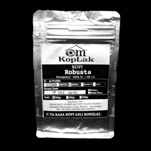 

KOPI ROBUSTA bubuk asli boyolali