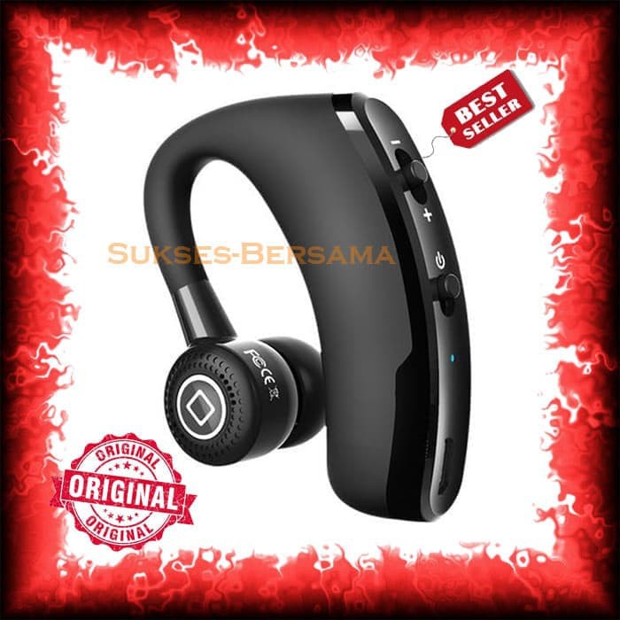 Jual Headset Bluetooth Wireless V Legend 9 Berkualitas Hitam Shopee