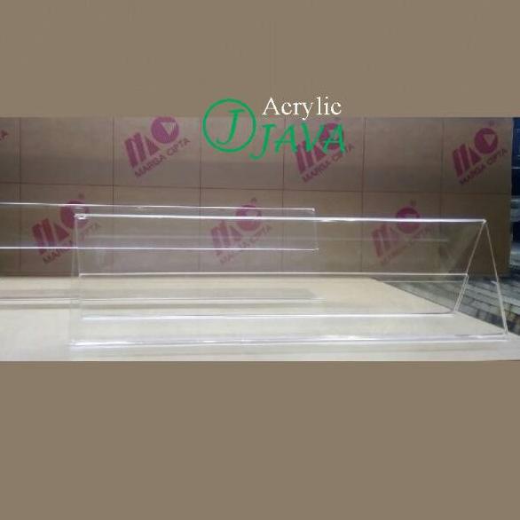 

[KODE PRODUK Y8HGR7155] DESK NAME/ACRYLIC NAME PLATE/PAPAN NAMA AKRILIK MEJA (7X20) 1 SISI