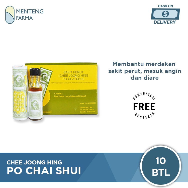 Chee Joong Hing Po Chai Shui - Obat Pereda Sakit Perut