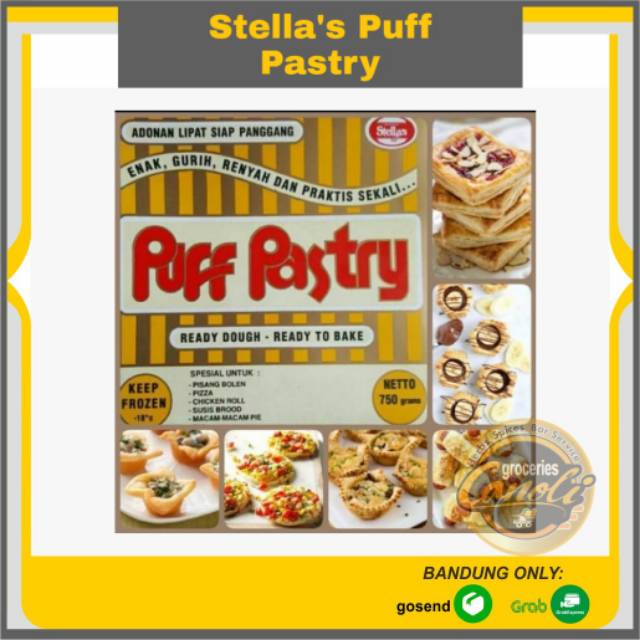 

STELLA PUFF PASTRY 750 gr - Zupa Zupa - Kulit Pisang Molen