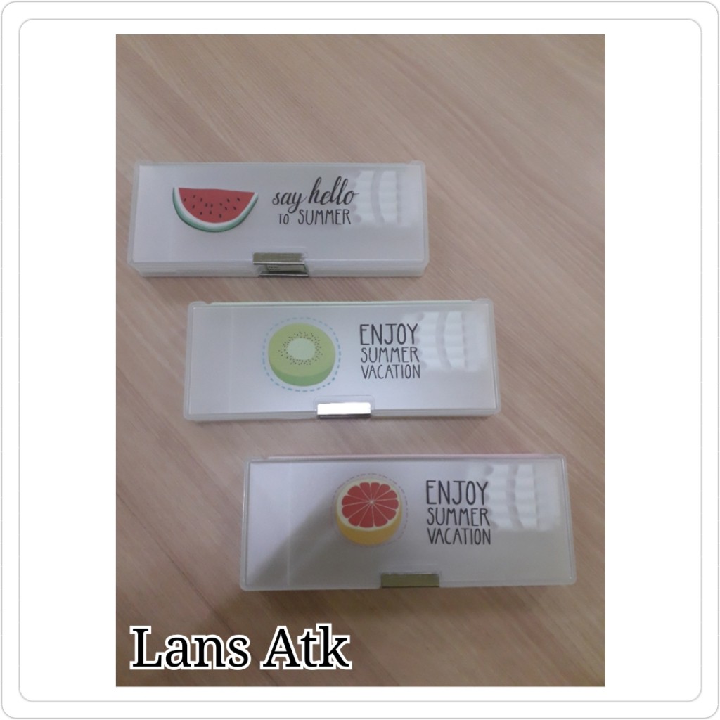 

Kotak Pensil / Tempat Pensil Magnet Transparan 519-02 kotak pencil