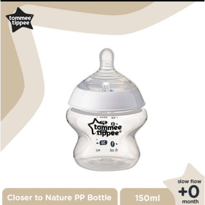 Botol Susu Tommee Tippee 150ml / Wide neck Newborn Baby Bottle / Botol Susu Seperti Payudara Ibu