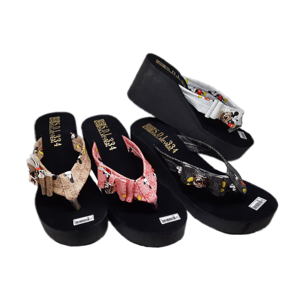 wedges spon wanita pita micky mous