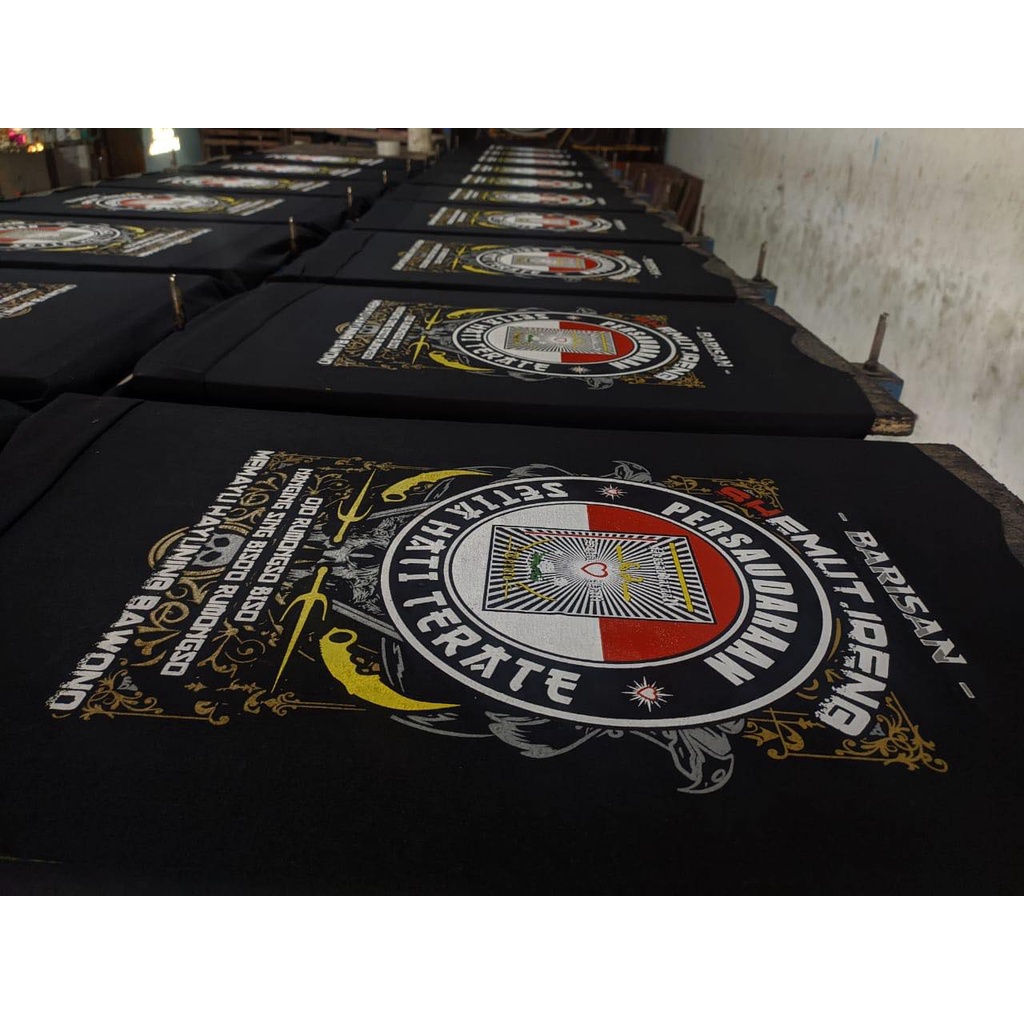 KAOS PSHT SEMUT IRENG murah free sticker keren original