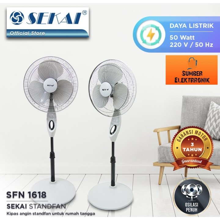 Sekai Kipas Angin Tumpu SFN 1618