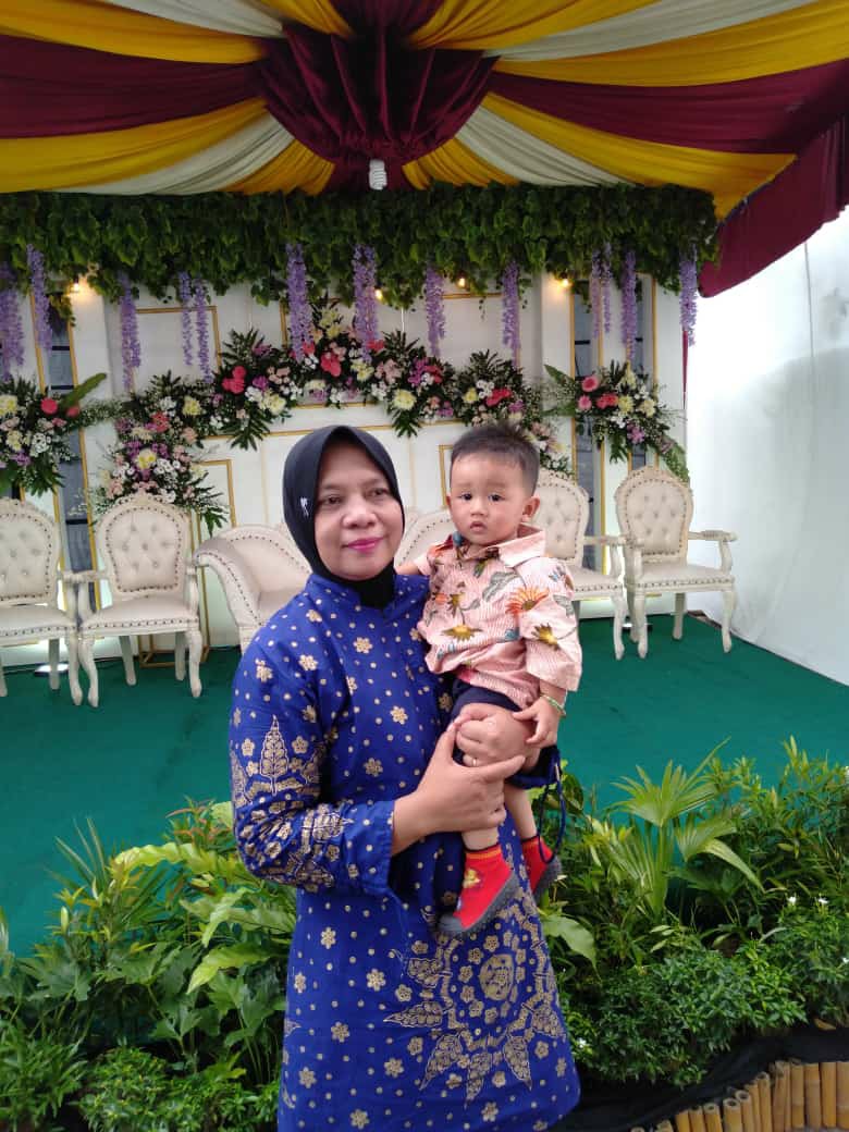 Batik Couple Keluarga Sania Ruffle Ori Ndoro Jowi Dnt Mentari Biru