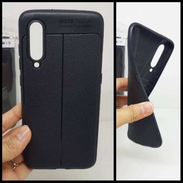 Auto Focus Xiaomi Mi 9 6.39 inchi Leather Soft Case Xiaomi 9 Auto Fokus Xiaomi Mi9 Motif Kulit Jeruk