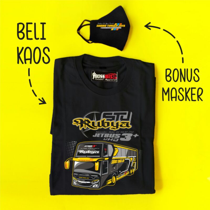 Kaos Stj Rubya terbaru Free Gantungan Kunci Dan Stiker