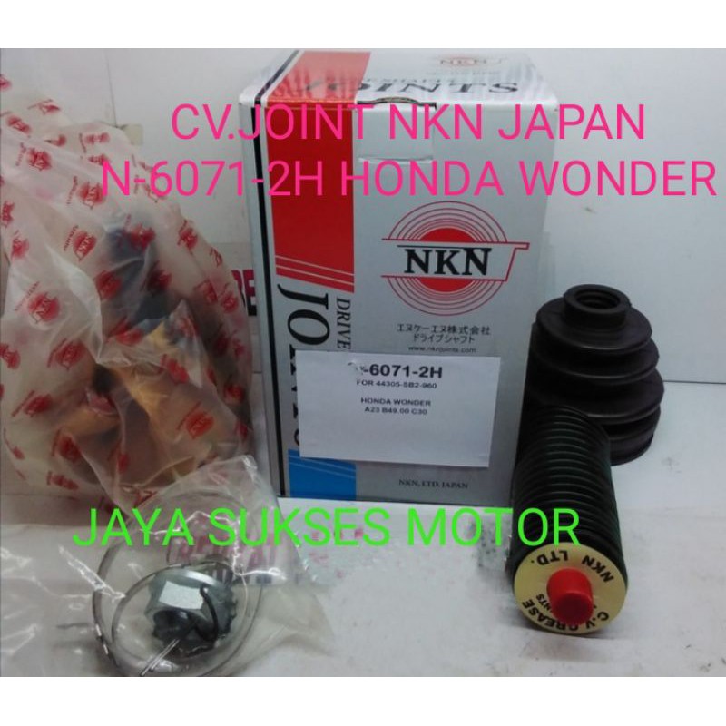 CV.JOINT AS RODA LUAR &quot;NKN JAPAN&quot; HONDA WONDER