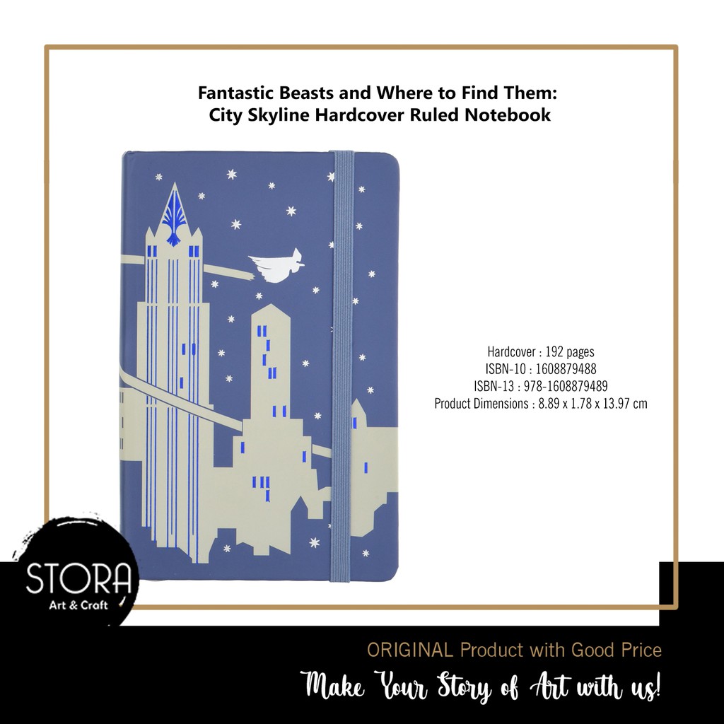 

Fantastic Beasts and Where to Find Them: City Skyline Hardcover Ruled Notebook