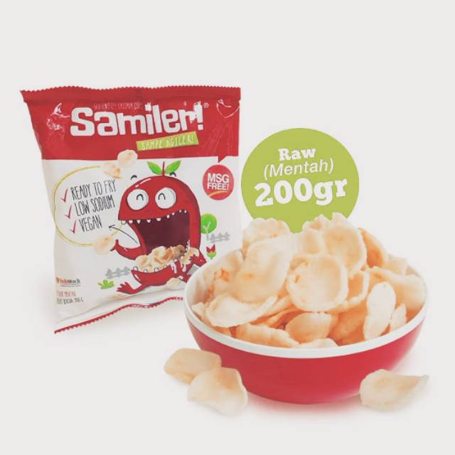 

KERUPUK SINGKONG SAMILER GLUTEN FREE 200gr