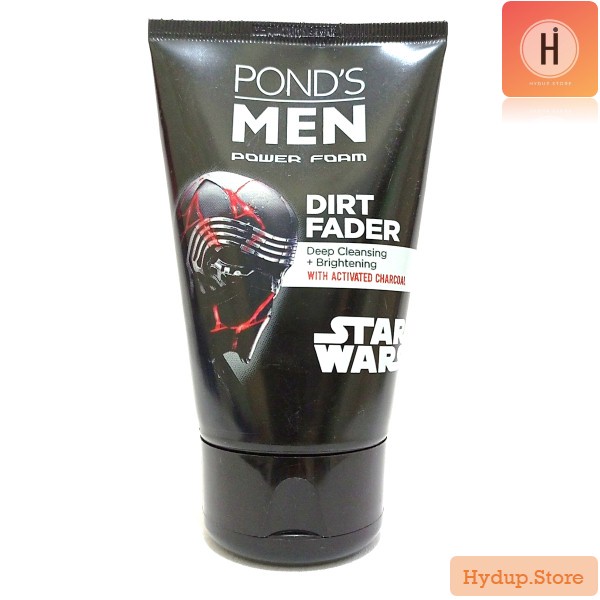 Ponds Men Dirt Fader Power Foam Hitam | Black Star Wars Edition 100 Gr