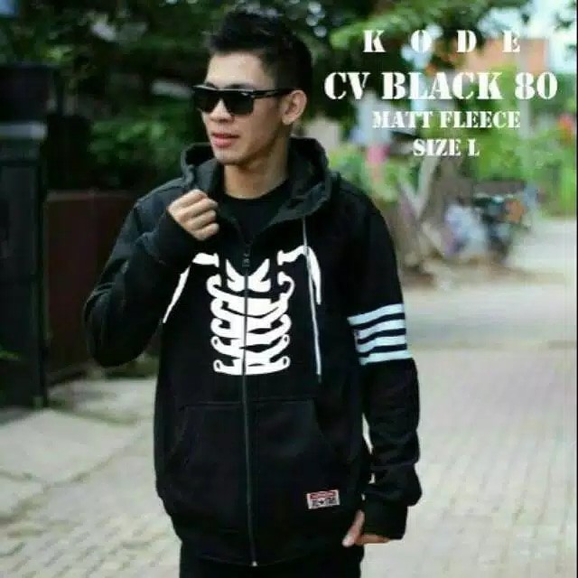 CONVERSE JAKET BIG SHOES PRIA TERMURAH - JAKET PRIA WANITA KEKINIAN