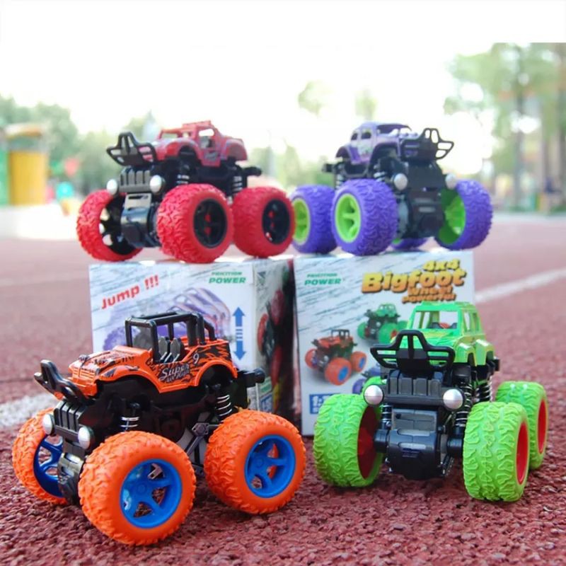 Mainan Mobil Mobilan Monster Zap Mobil Jip Off Road 4 Drive Inertial Bigfoot Truck Power