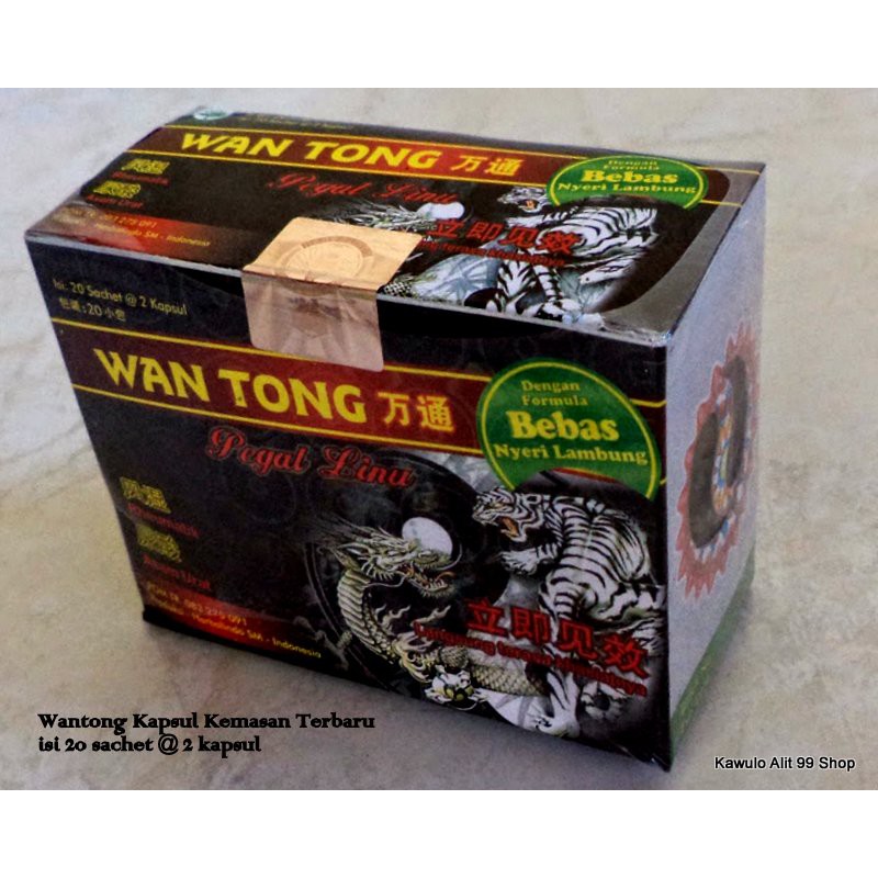 China Wan Tong 2 Box Obat Pegal Linu Asam Urat Shopee Indonesia
