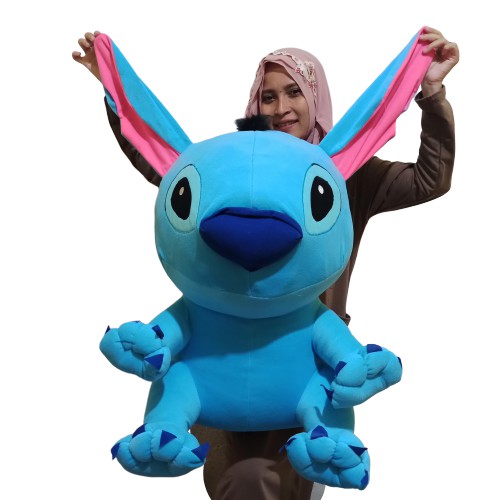 TERMURAH Boneka stitch GIANT murah biru dan pink