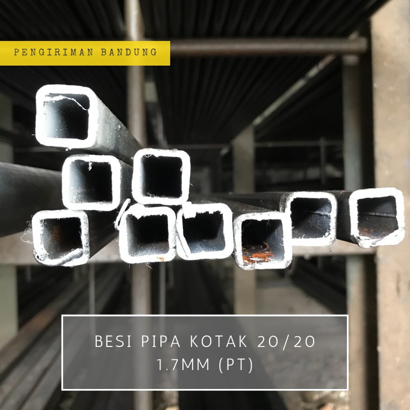 Besi Pipa Kotak 20/20 1.7mm (pt)