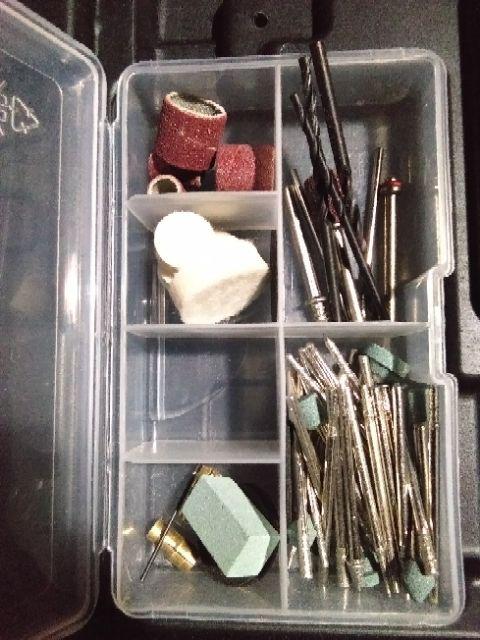 Mini Rotary Die Grinder Tuner Gerinda Bor Tangan Tunner Fisch Komplit 60pc