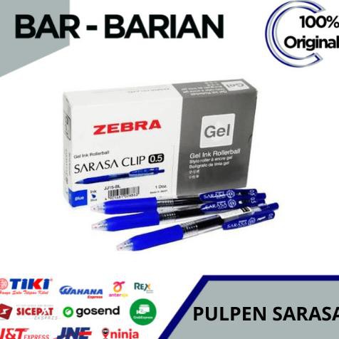 

Diskon Pulpen Zebra Sarasa 0.5/0.7/1.0 - Hitam / Biru / Merah Diskon
