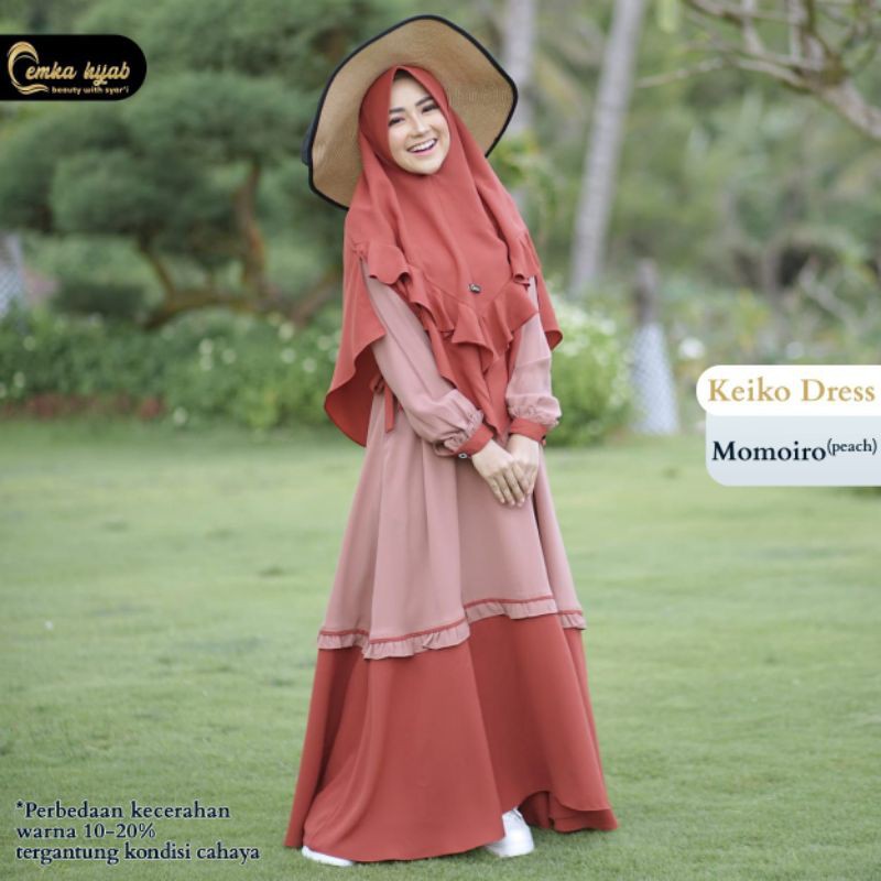 READY KEIKO DRESS ORI EMKA HIJAB