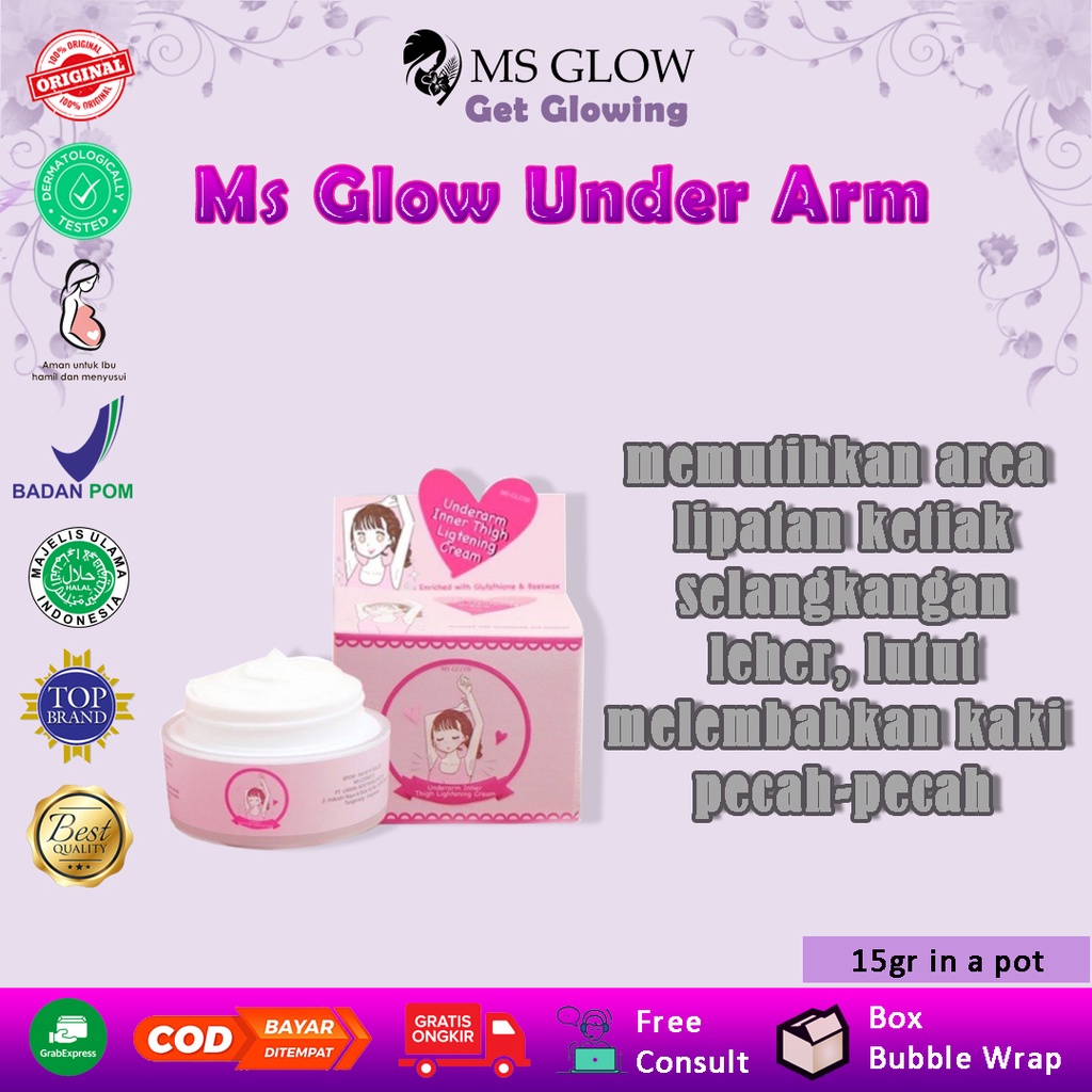 underarm cream krim crem pemutih pencerah ketiak selangkangan leher lutut leher pelembab kaki pecah 