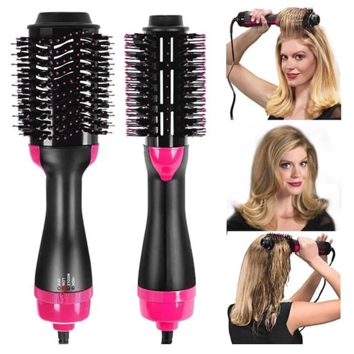 Blow dryer 5 in 1 sisir catok keriting lurus hair curly straightener comb babylis