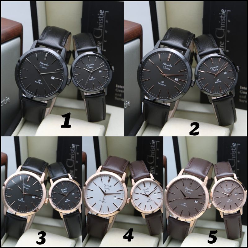 Alexandre Christie Couple AC1007 AC 1007 1007 Pria Wanita Original Leather