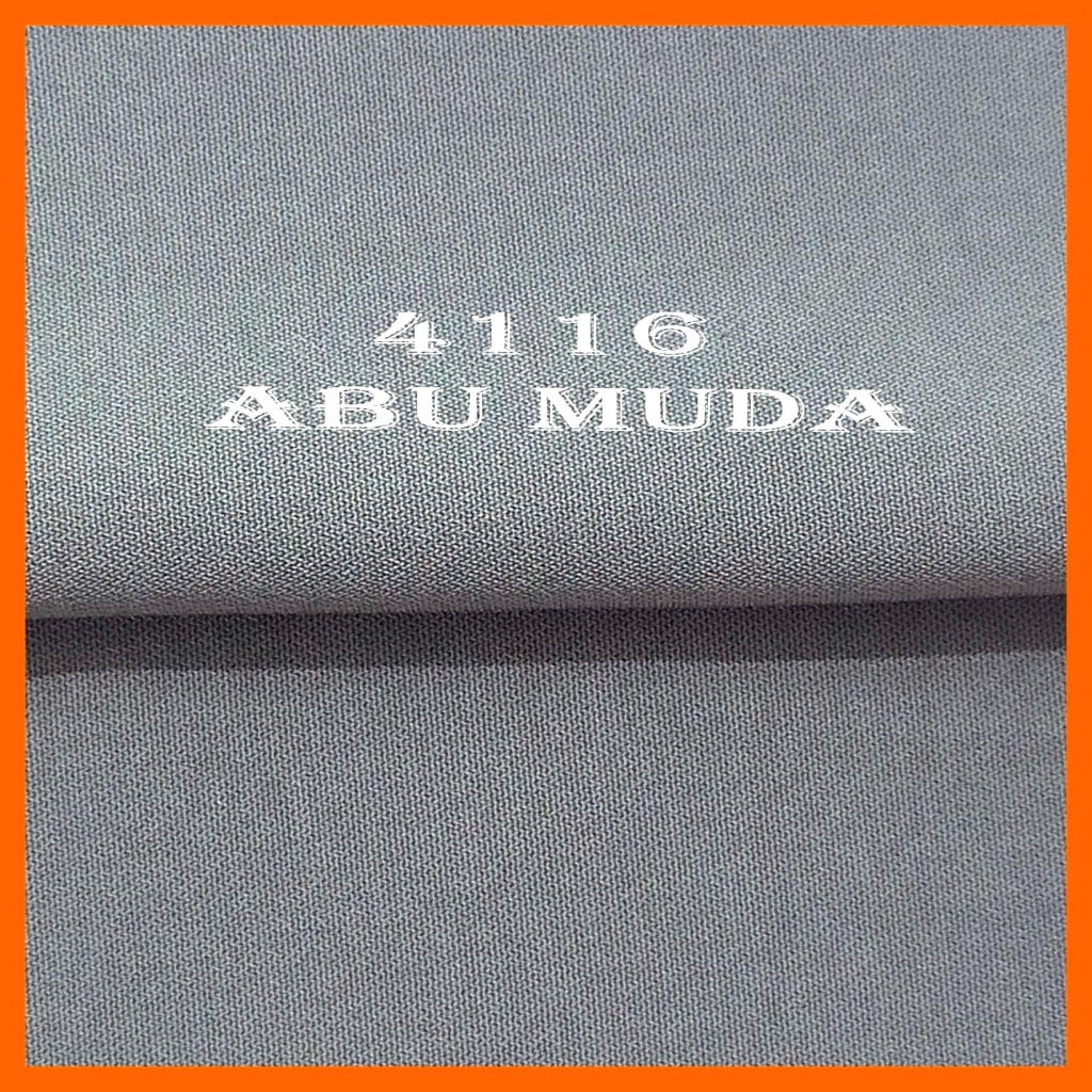 bahan multi kain wolfis wolpis woolpis woolpeach wolvis monalisa premium gamis tunik fashion-4116 abu muda