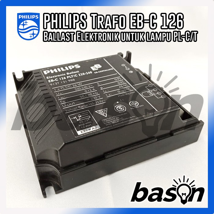 PHILIPS EB-C 126 PL-T/C 220-240V 50/60Hz - Ballast Elektronik