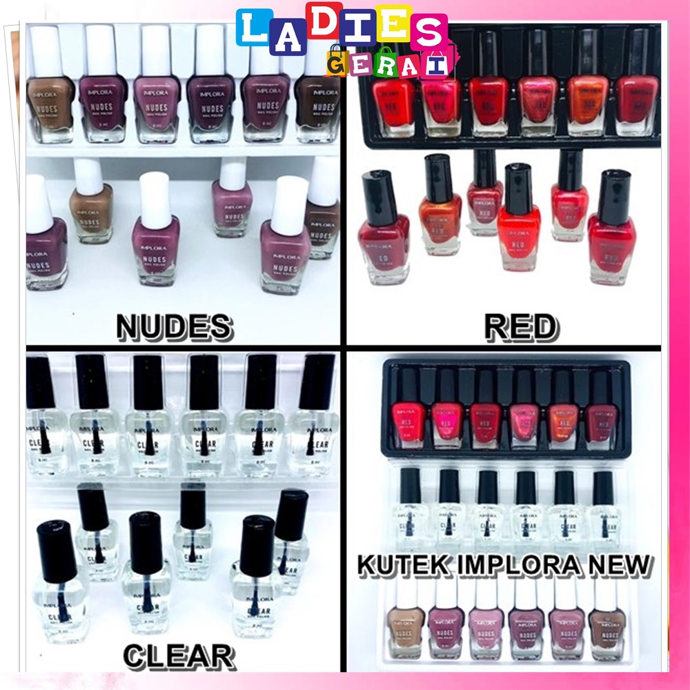 [New...] Nail Polish Implora / Kutek Implora 6 Warna