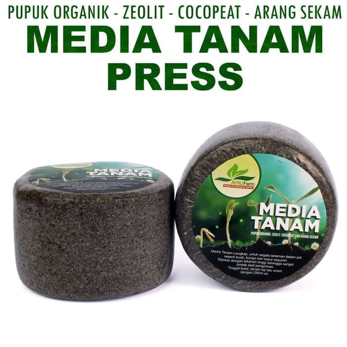 Media Tanam // Press Pupuk Organik 4 Komposisi // Press Praktis Pembibitan