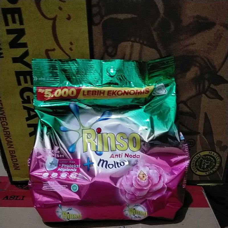 rinso bubuk 5000 isi 240gr.