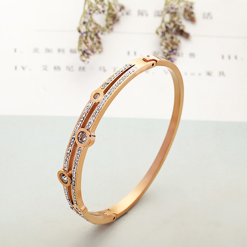 SALE / OBRAL Gelang Bracelet Wanita Aksesoris Titanium Korea Trend Masa Kini  GK014 Cocok Hadiah