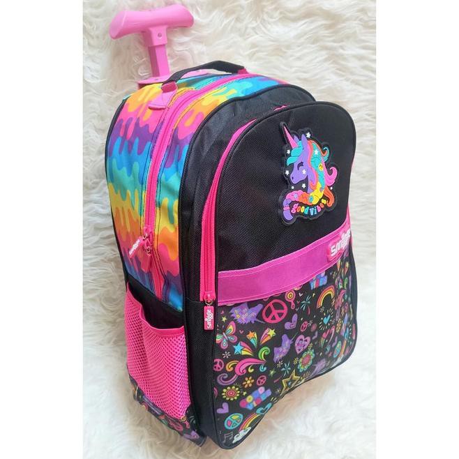 Tas Troly Sekolah Sd Smp Smiggle / Smiggle Trolly Bag For School - Unicorn Black