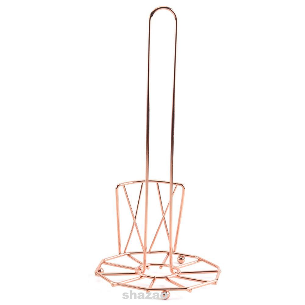 Wrought Iron Kitchen Accessories Bathroom Home Office Vertical Type Roll Paper Holder Shopee Indonesia