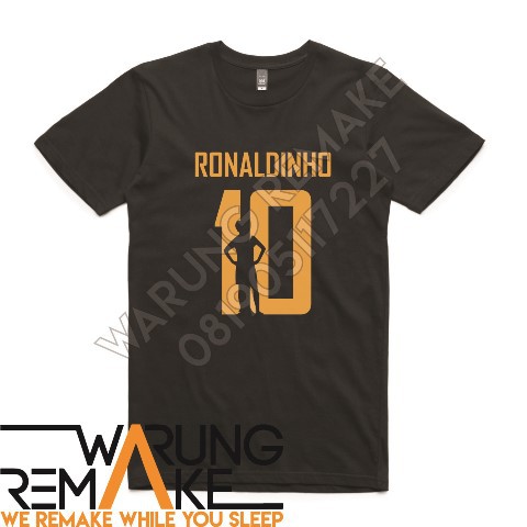 KAOS T-SHIRT RONALDINHO SILUET