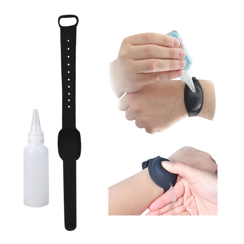 Gelang Dispenser Sabun Portable Bahan Silikon 10 ML