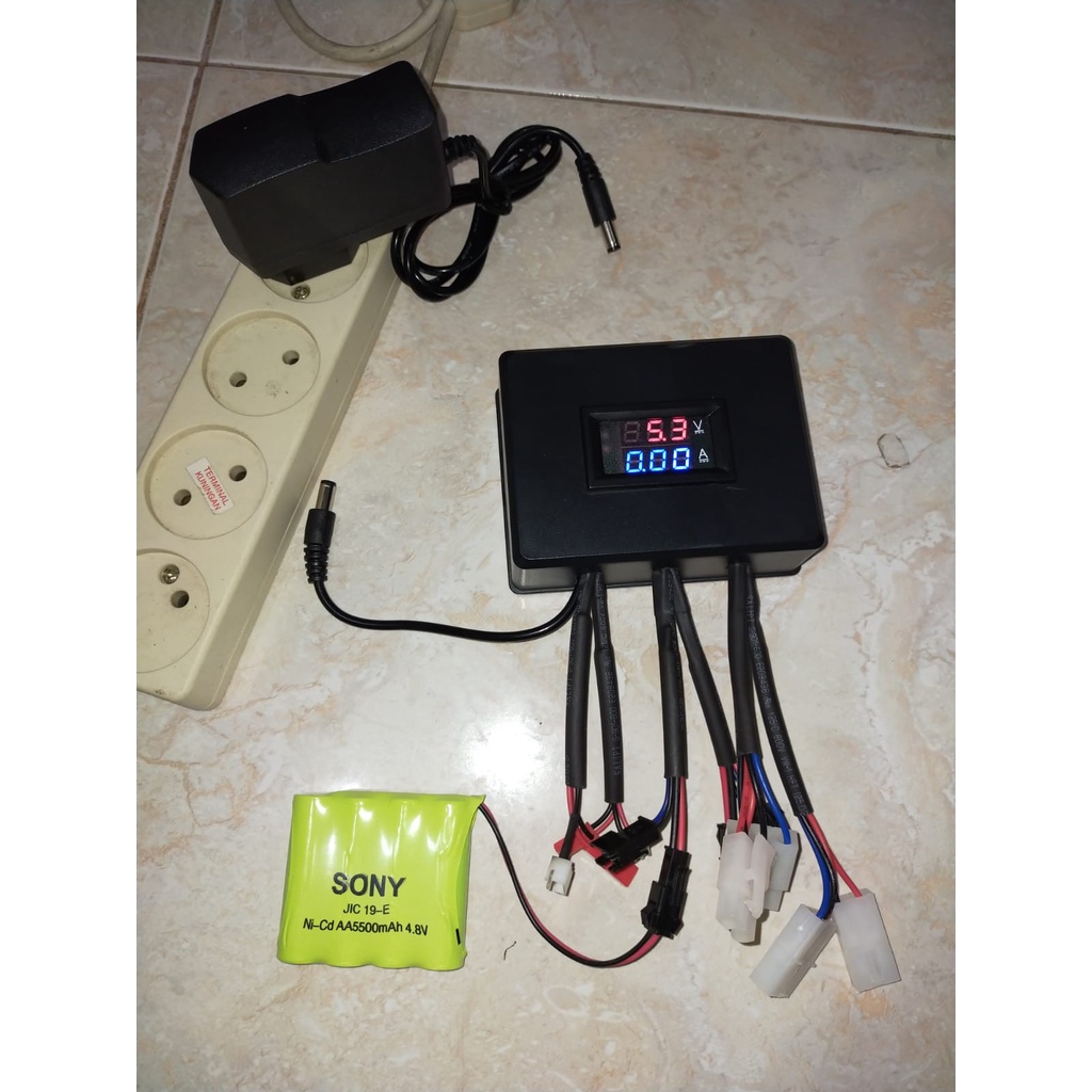 Alat Ukur Batre Charger RC / Batere Cas / Volt Amper / Arus Tegangan Full