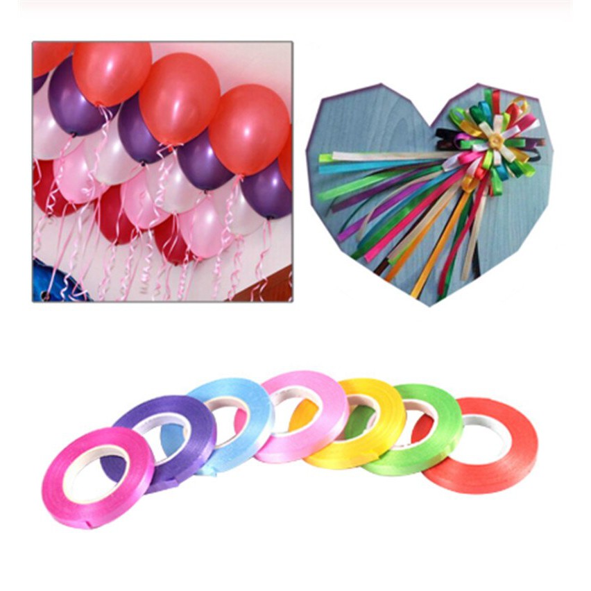 PITA BALON ROLL MINI ISI 5 METER BISA PILIH WARNA