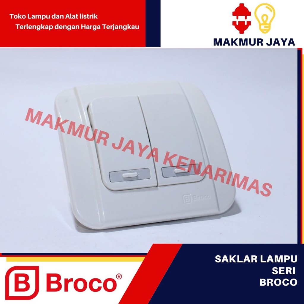 saklar seri Broco galleo/Saklar Broco Inbow murah/saklar seri murah/Broco saklar