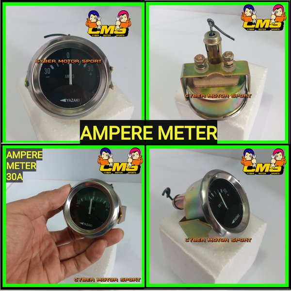 Ampere meter mobil universal. indikator Pengisian aki mobil. pengukur