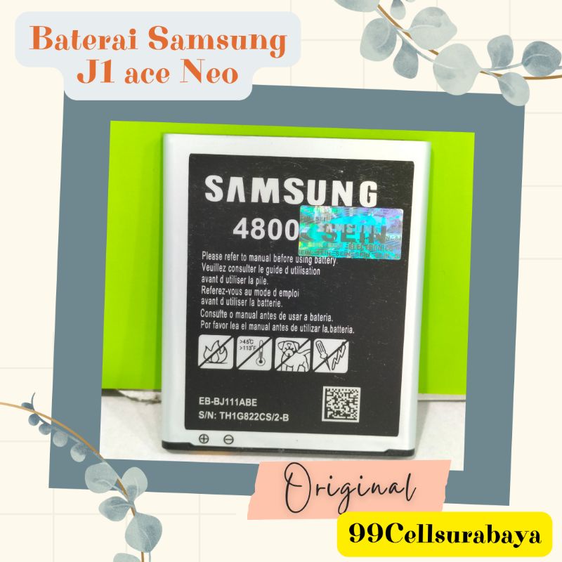 Baterai battery batrai batre Samsung J1 Ace Neo