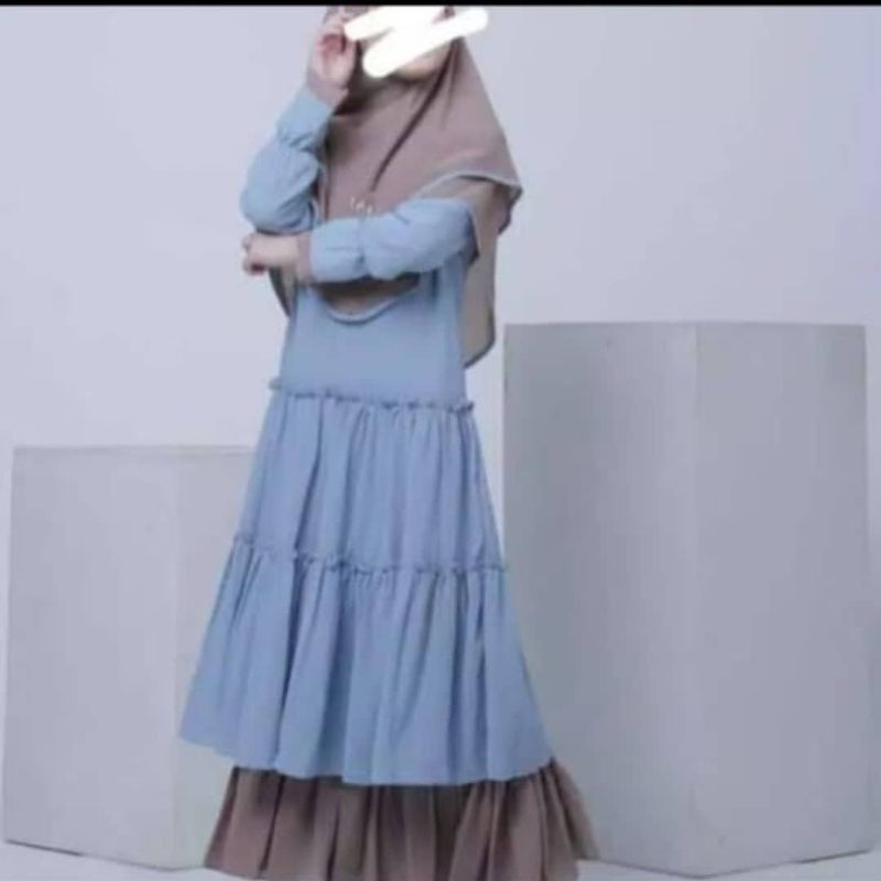 GAMIS SYARI LEBARAN ANAK 2021  USIA 11-13 TAHUN